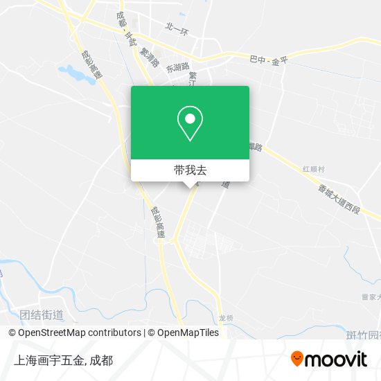 上海画宇五金地图