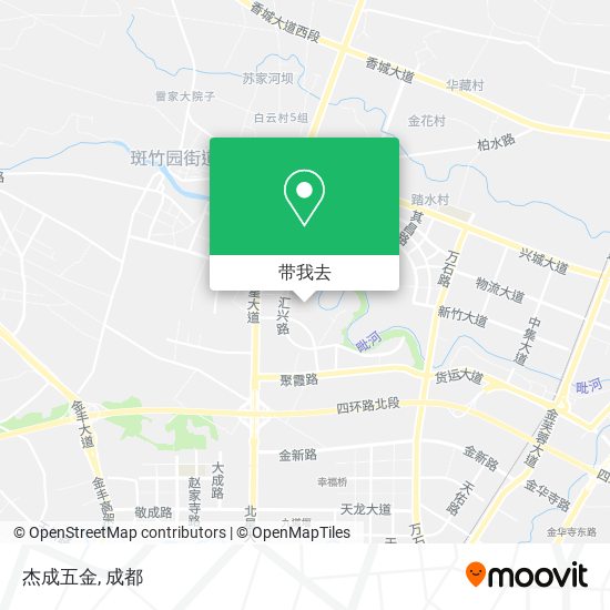 杰成五金地图
