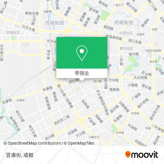 晋康街地图