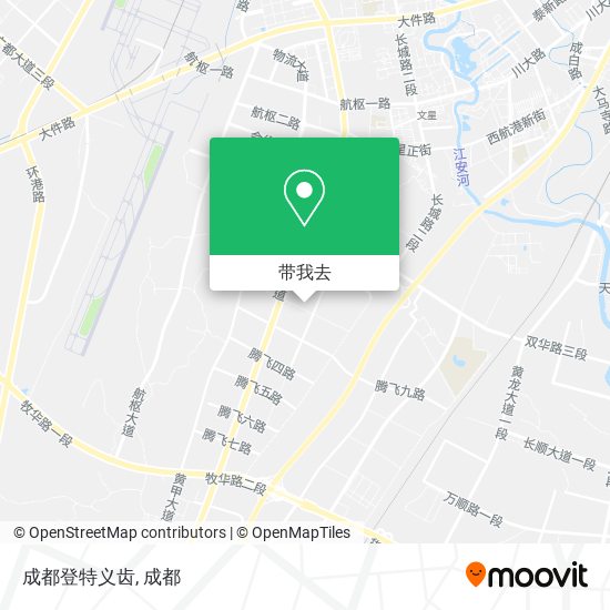 成都登特义齿地图