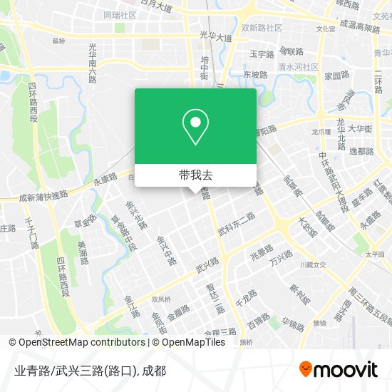 业青路/武兴三路(路口)地图