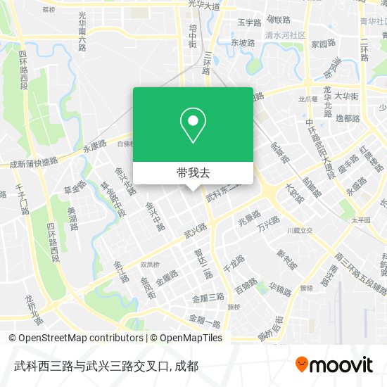 武科西三路与武兴三路交叉口地图
