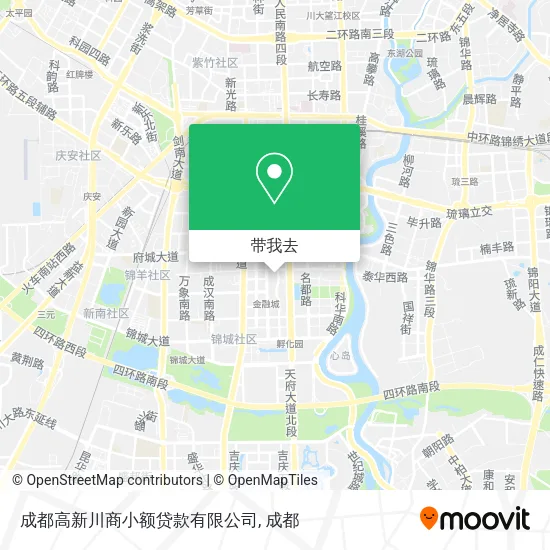 成都高新川商小额贷款有限公司地图