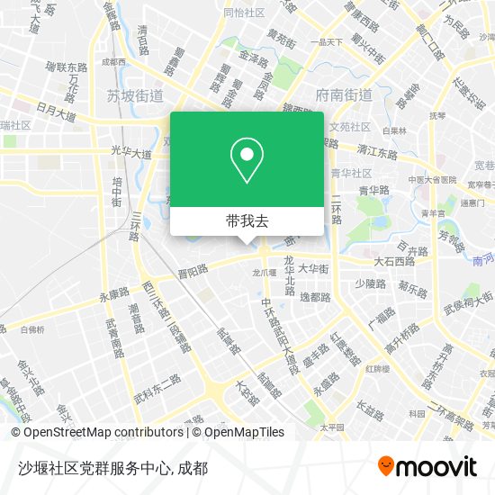 沙堰社区党群服务中心地图