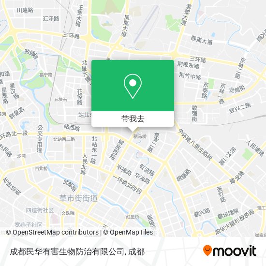 成都民华有害生物防治有限公司地图
