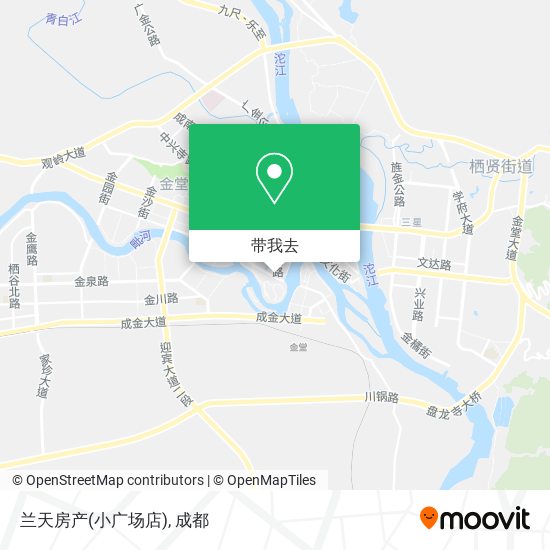 兰天房产(小广场店)地图