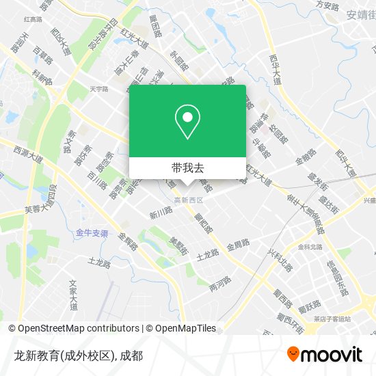 龙新教育(成外校区)地图