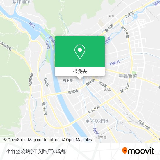 小竹签烧烤(江安路店)地图