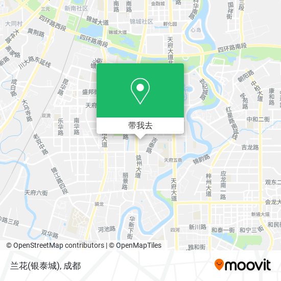 兰花(银泰城)地图