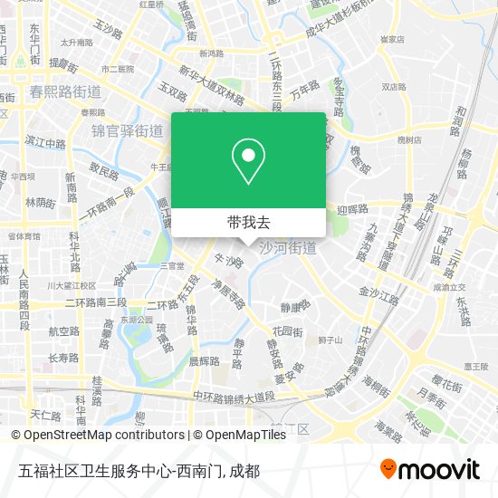 五福社区卫生服务中心-西南门地图