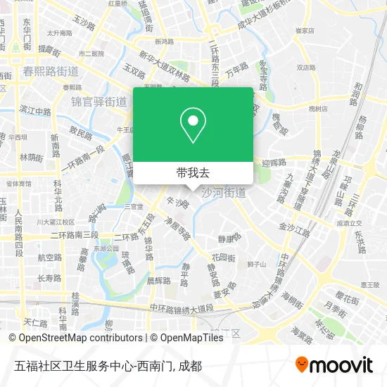 五福社区卫生服务中心-西南门地图