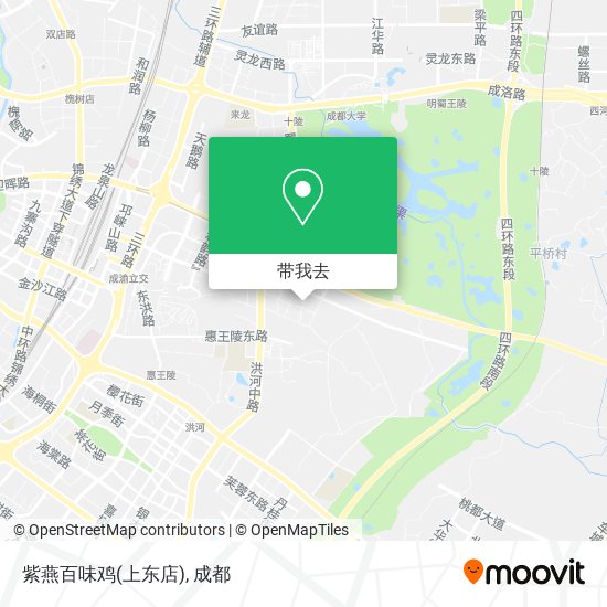 紫燕百味鸡(上东店)地图
