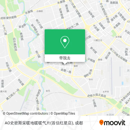 AO史密斯采暖地暖暖气片(首信红星店)地图
