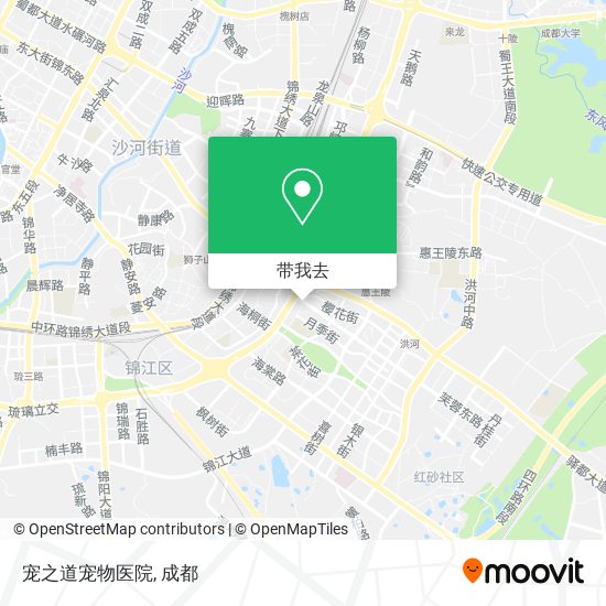 宠之道宠物医院地图
