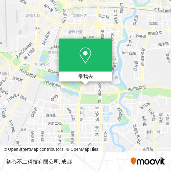 初心不二科技有限公司地图