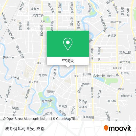 成都健旭可喜安地图