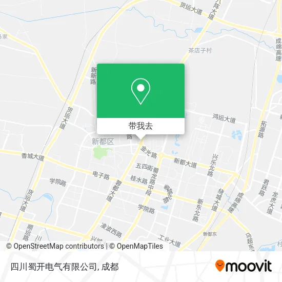 四川蜀开电气有限公司地图
