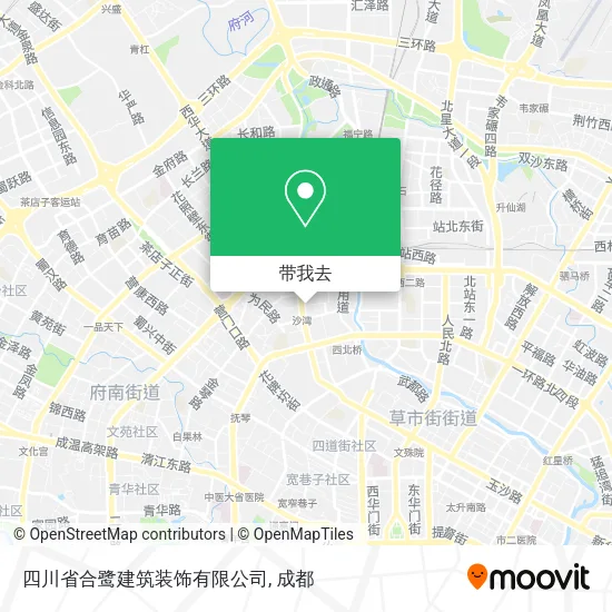 四川省合鹭建筑装饰有限公司地图