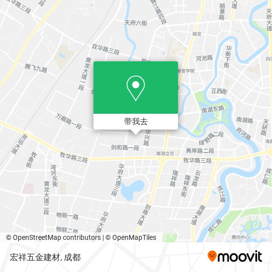 宏祥五金建材地图