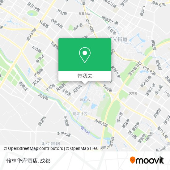 翰林华府酒店地图