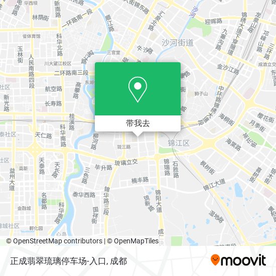 正成翡翠琉璃停车场-入口地图