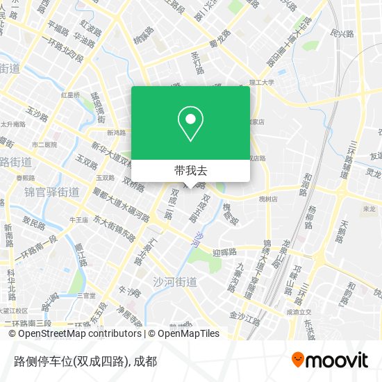 路侧停车位(双成四路)地图