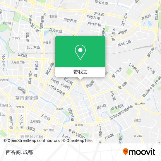 西香阁地图