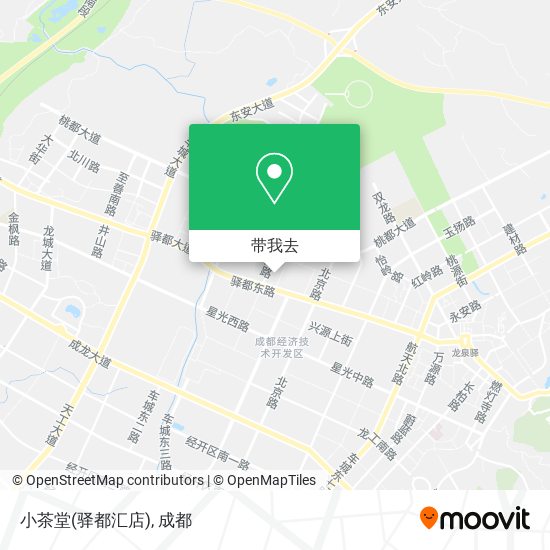 小茶堂(驿都汇店)地图