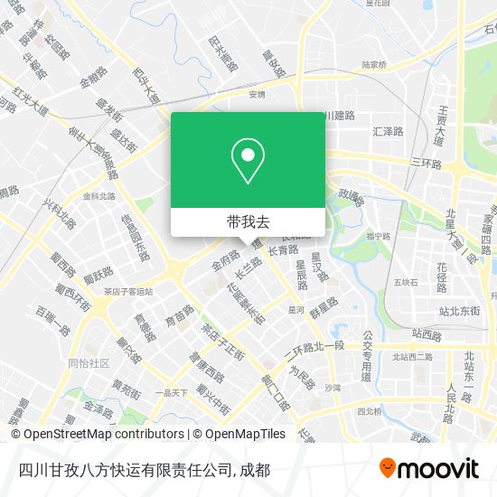 四川甘孜八方快运有限责任公司地图