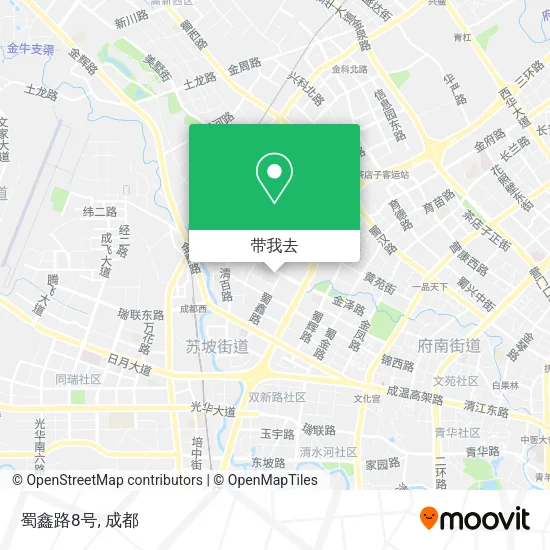 蜀鑫路8号地图