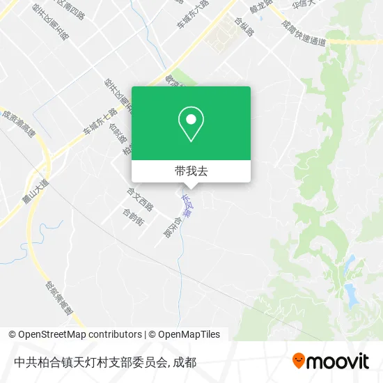 中共柏合镇天灯村支部委员会地图