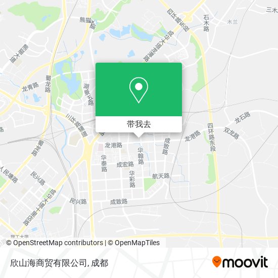 欣山海商贸有限公司地图