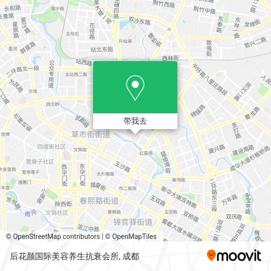 后花颜国际美容养生抗衰会所地图