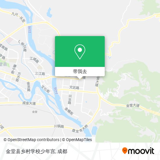 金堂县乡村学校少年宫地图