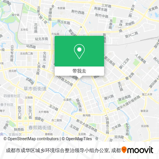 成都市成华区城乡环境综合整治领导小组办公室地图