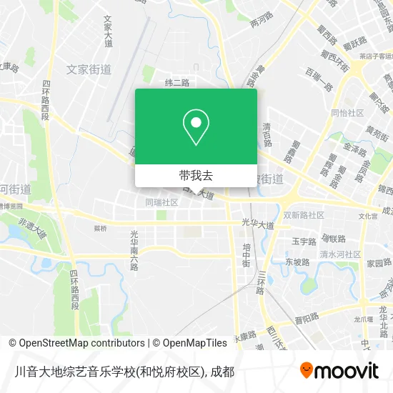 川音大地综艺音乐学校(和悦府校区)地图