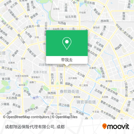 成都翔远保险代理有限公司地图