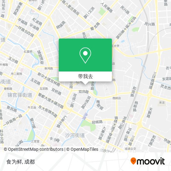 食为鲜地图