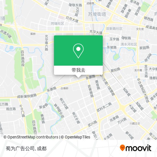 蜀为广告公司地图