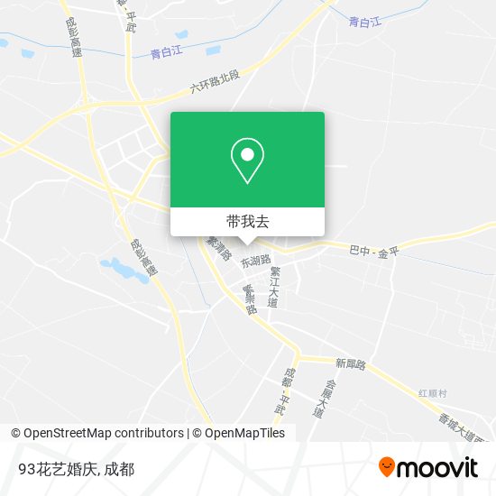 93花艺婚庆地图