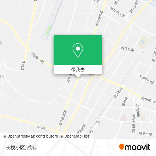 长梗小区地图