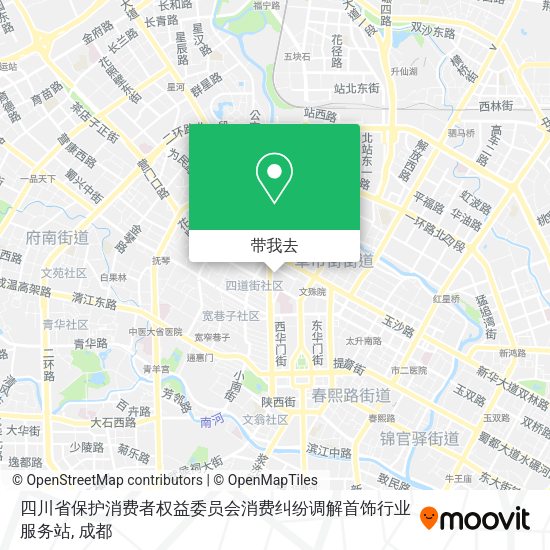 四川省保护消费者权益委员会消费纠纷调解首饰行业服务站地图