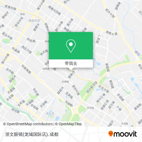 浙文眼镜(龙城国际店)地图