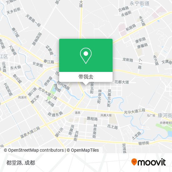 都堂路地图
