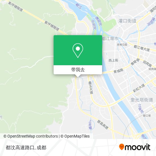 都汶高速路口地图