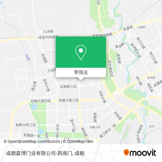 成都森博门业有限公司-西南门地图