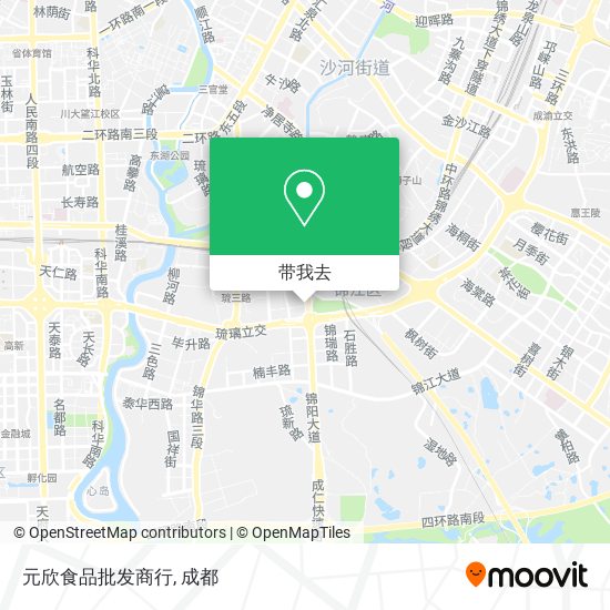 元欣食品批发商行地图