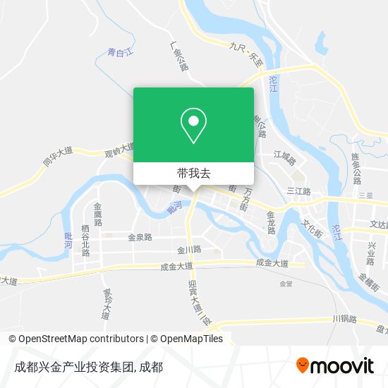 成都兴金产业投资集团地图