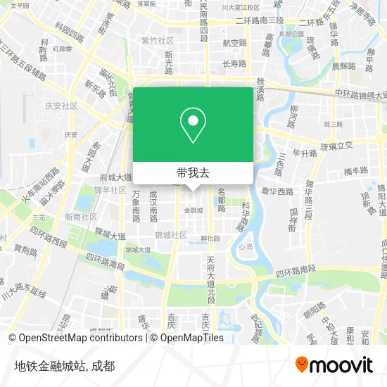 地铁金融城站地图