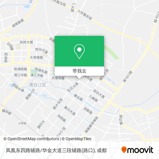 凤凰东四路辅路/华金大道三段辅路(路口)地图